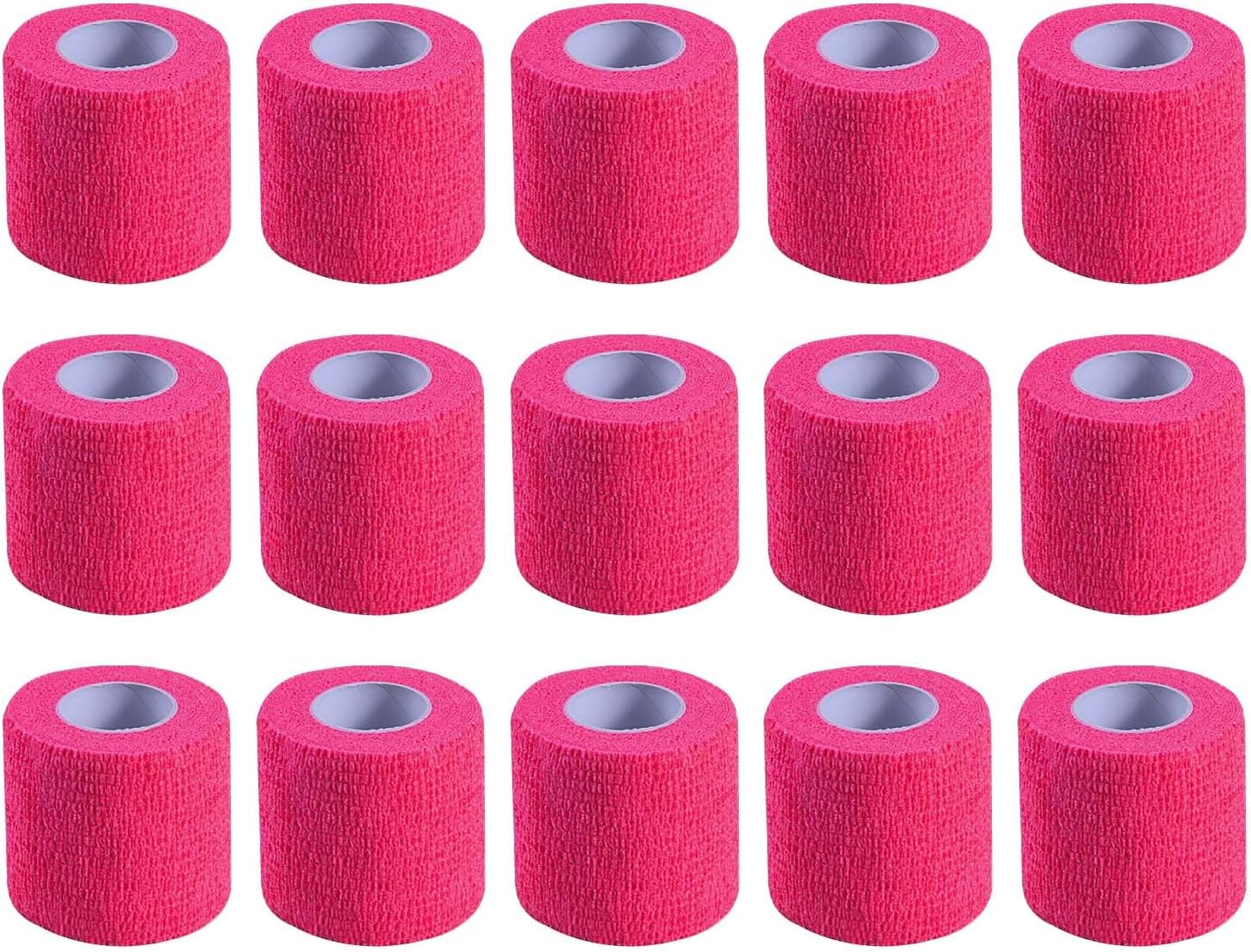 Self Adherent Cohesive Bandages Wrap 2" x 5 Yards, 12 Rolls