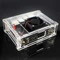 NVIDIA Jetson Nano Developer kit Acrylic Case Box Transparent Shell Clear Enclosure with Cooling Fan