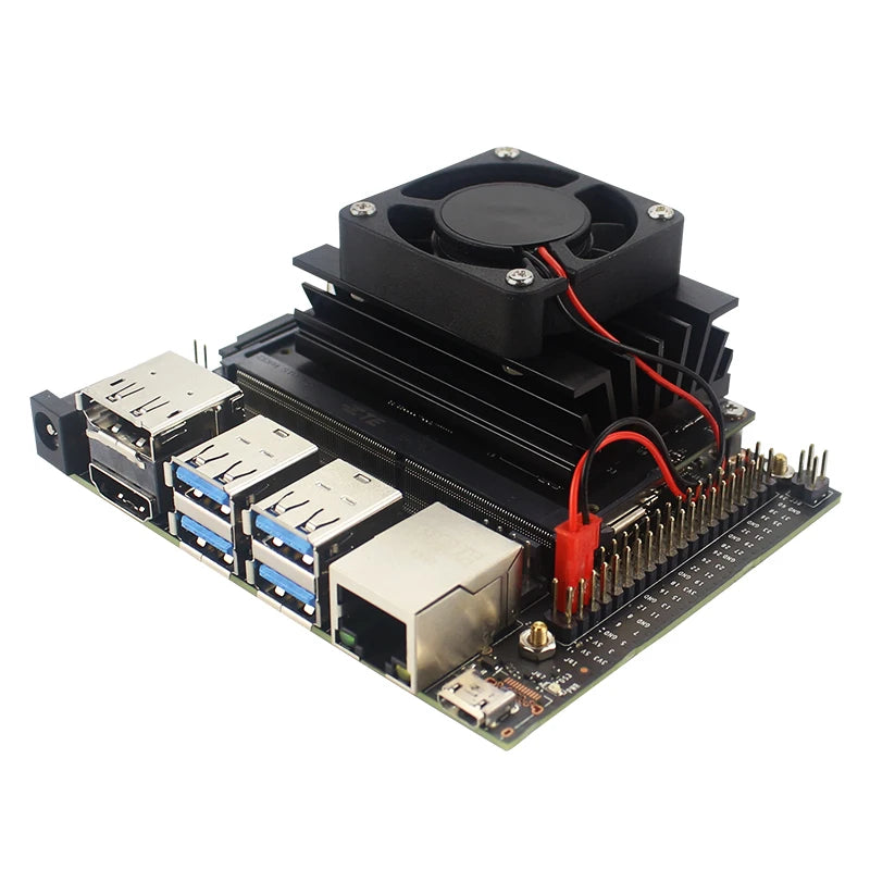 NVIDIA Jetson Nano Developer kit Acrylic Case Box Transparent Shell Clear Enclosure with Cooling Fan
