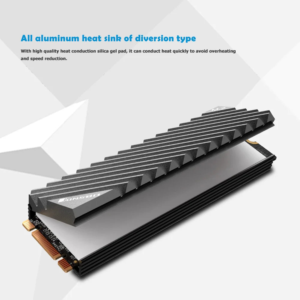 M.2-3 SSD Heat Sink Heatsink NVME NGFF M.2 2280 SSD Hard Disk Aluminum Heat Sink Radiator Thermal Cooling Pad for Desktop PC