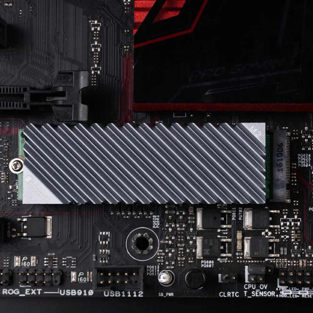 M.2-3 SSD Heat Sink Heatsink NVME NGFF M.2 2280 SSD Hard Disk Aluminum Heat Sink Radiator Thermal Cooling Pad for Desktop PC