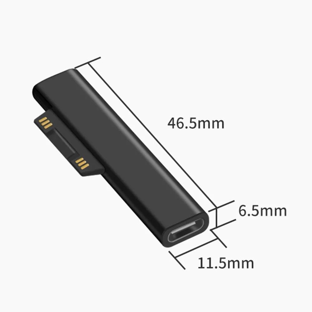 65W/102W PD Fast Charging USB C Power Supply For Microsoft Surface Pro X 8 7 6 5 4 3 Go Book Converter Charger For Microsoft