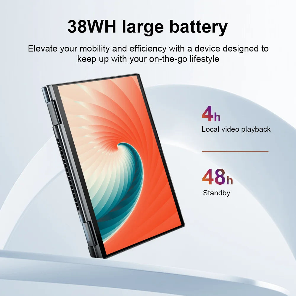 Ninkear 2 in 1 Laptop YBOOK 15 The best Christmas gift AMD™ Ryzen 3 3200U 16GB DDR4 + 512GB SSD 15.6 Inch 360 Degree Flip