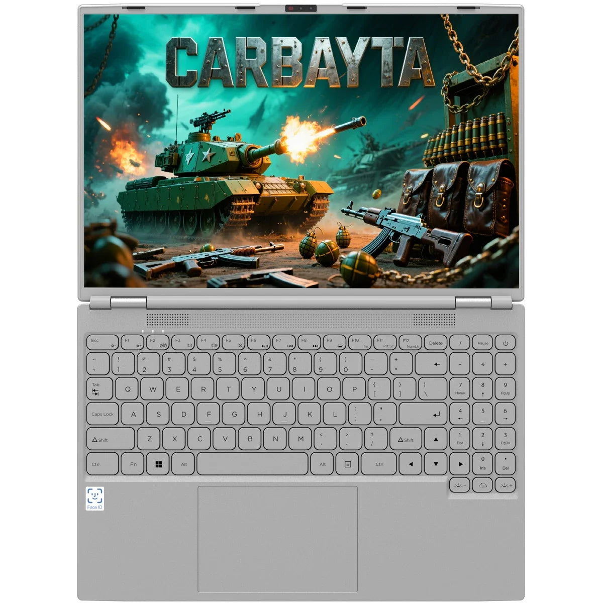 CARBAYTA Intel N9095 Laptop 16 inch IPS Screen ,16GB RAM ,  Office Learning Computer Windows 11 Pro Face unlock Gaming Notebook