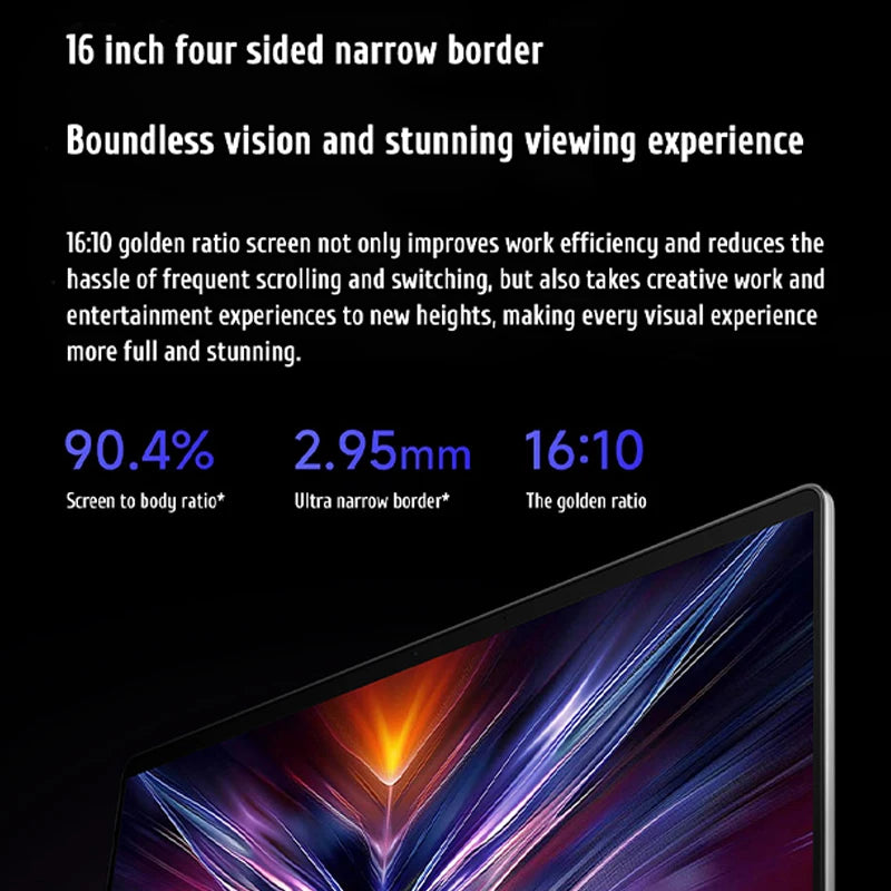 Xiaomi REDMI Book 16 Laptop Intel Core 5  220H/125H Intel Graphics 16G/32G RAM 1TB SSD 16-inch 2.5K Screen Notebook PC