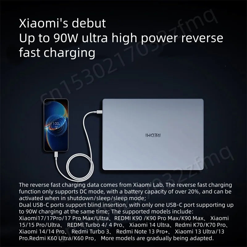 Xiaomi REDMI Book Pro 16 2026 Laptop Ultra5-338H/UltraX7-358H/32GB+1TB 16inch 3.2K 165Hz Screen MI Notebook PC