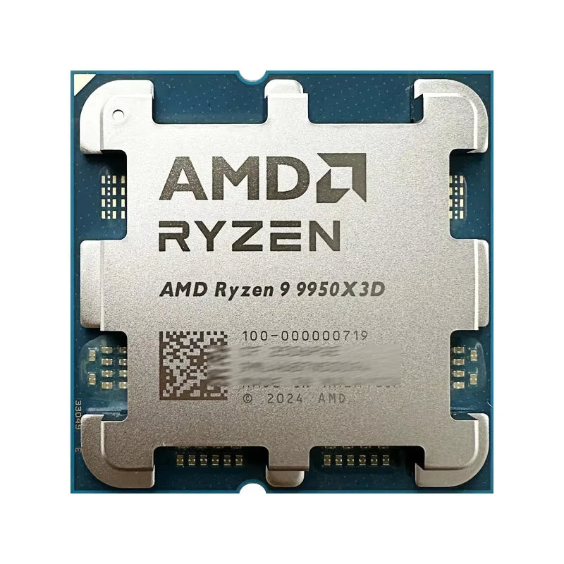 Ryzen 9 9950X3D CPU for X670E X870 4.3GHz up to 5.7GHz 16-Core 32-Thread Socket AM5 9000 Series R9 9950X3D Processor Bulk CPUs