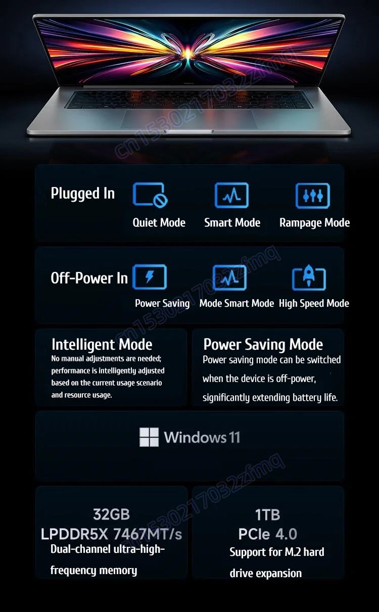 Xiaomi REDMI Book 16 Laptop Intel Core 5  220H/125H Intel Graphics 16G/32G RAM 1TB SSD 16-inch 2.5K Screen Notebook PC