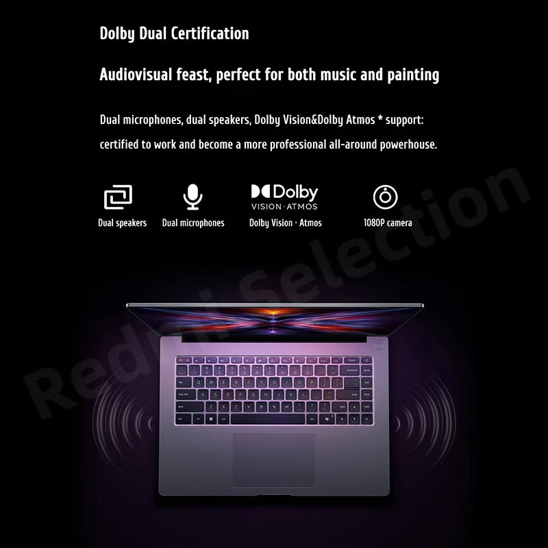 Xiaomi REDMI Book 16 Laptop Intel Core 5  220H/125H Intel Graphics 16G/32G RAM 1TB SSD 16-inch 2.5K Screen Notebook PC