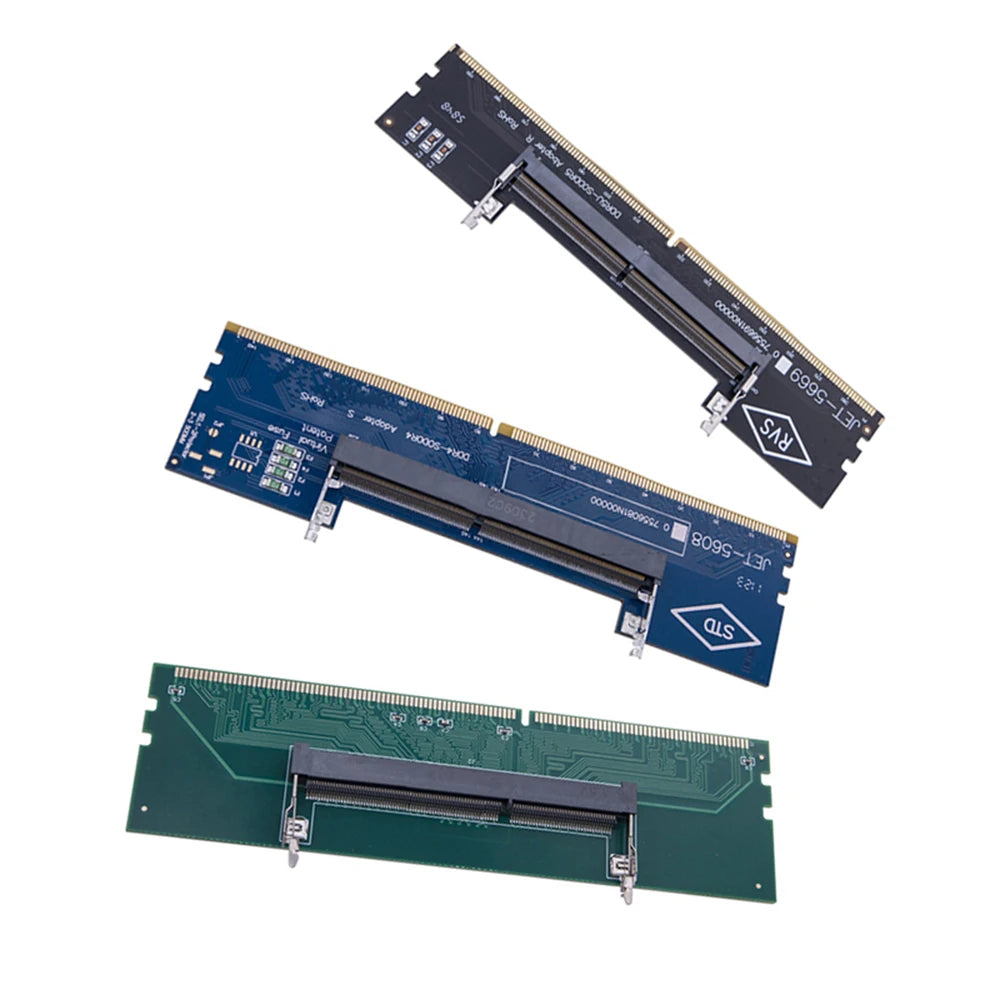 Memory Module Test Card DDR3 DDR4 DDR5 Laptop Memory to Desktop Testing Adapter High-Frequency Impedance Plug And Play