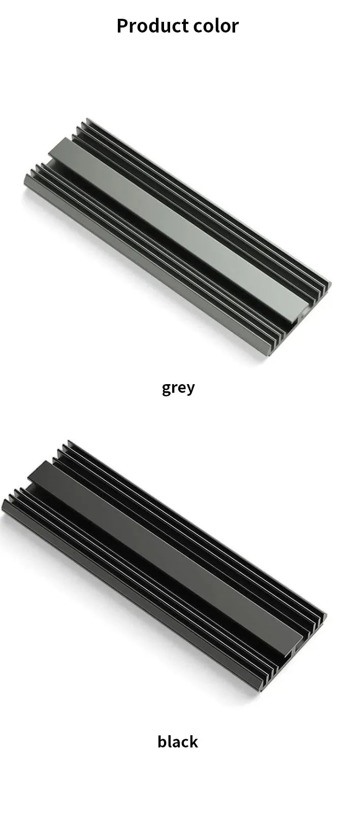 TEUCER M.2 SSD Cooler NVME 2280 Solid State Disk Drive Radiator M2 SSD Heatsink with Thermal Pad PS5 Heatsink