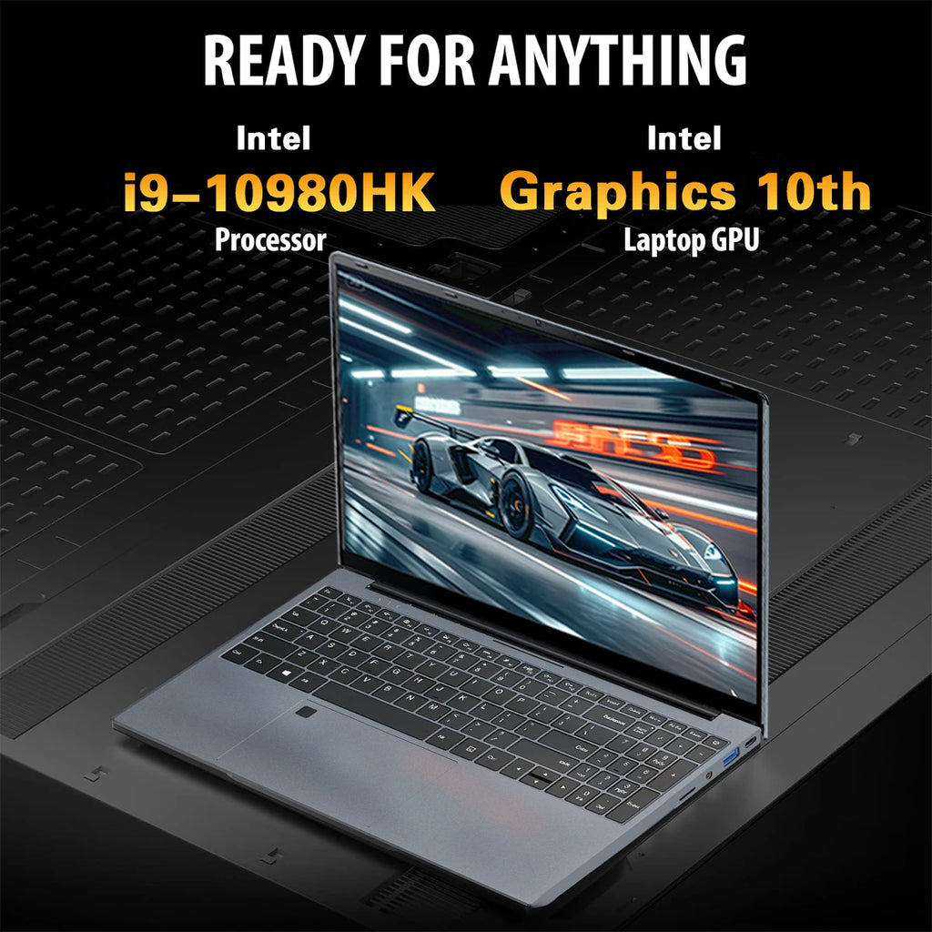 LENOU 2026 NEW Intel Core I9 10980HK 15.6' Gaming Laptop 16GB DDR4 1TB SSD Windows 11 Pro Portable Notebook PC Computer Laptops