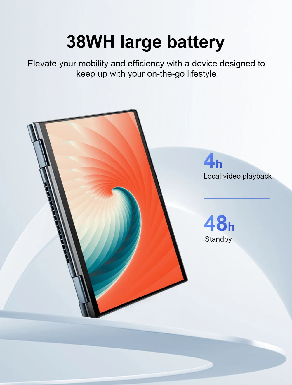Ninkear 2 in 1 Laptop YBOOK 15 The best Christmas gift AMD™ Ryzen 3 3200U 16GB DDR4 + 512GB SSD 15.6 Inch 360 Degree Flip