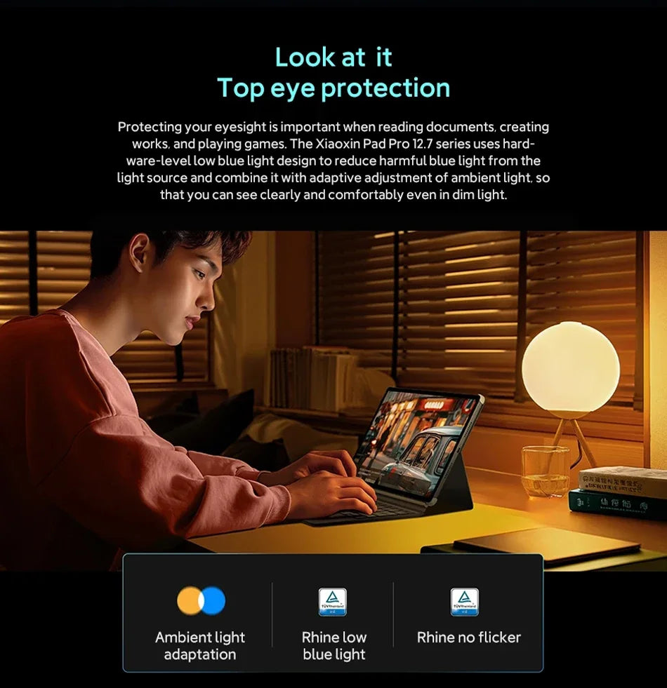 Lenovo Xiaoxin Pad Pro 2025 12.7 inch Tablet Original Global ROM Dimensity 8300 2.9K 144Hz Display  Android 14 10200mAh Pad PC