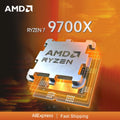 AMD Ryzen 7 9700X R7 9700x NEW  40MB Game Cache Socket AM5 5.5GHz 8-Core 16-Thread 4NM TDP 65W Gaming CPU Processor Without Fan