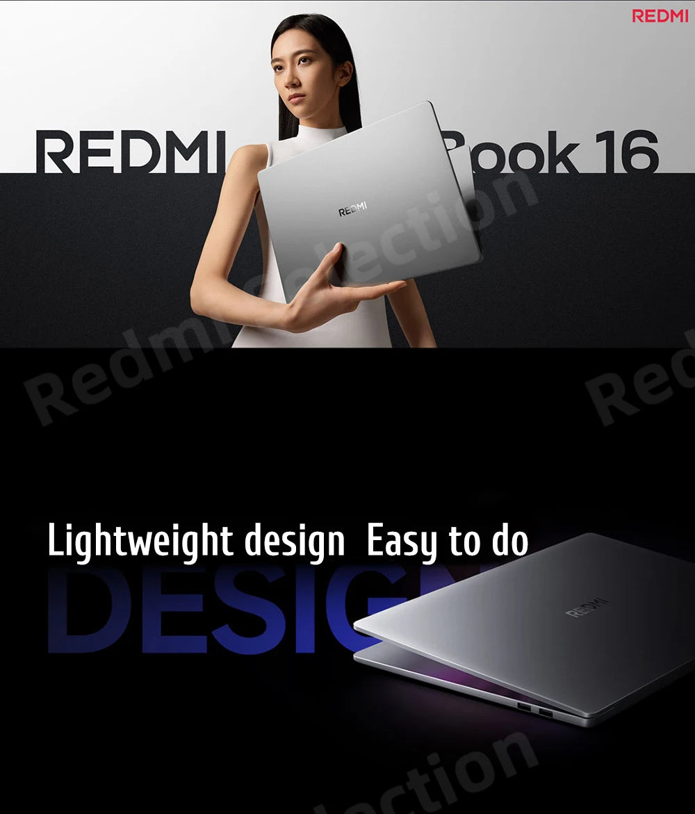 Xiaomi REDMI Book 16 Laptop Intel Core 5  220H/125H Intel Graphics 16G/32G RAM 1TB SSD 16-inch 2.5K Screen Notebook PC