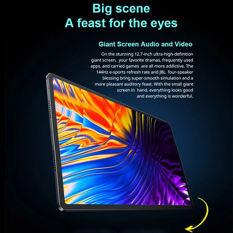 Lenovo Xiaoxin Pad Pro 2025 12.7 inch Tablet Original Global ROM Dimensity 8300 2.9K 144Hz Display  Android 14 10200mAh Pad PC