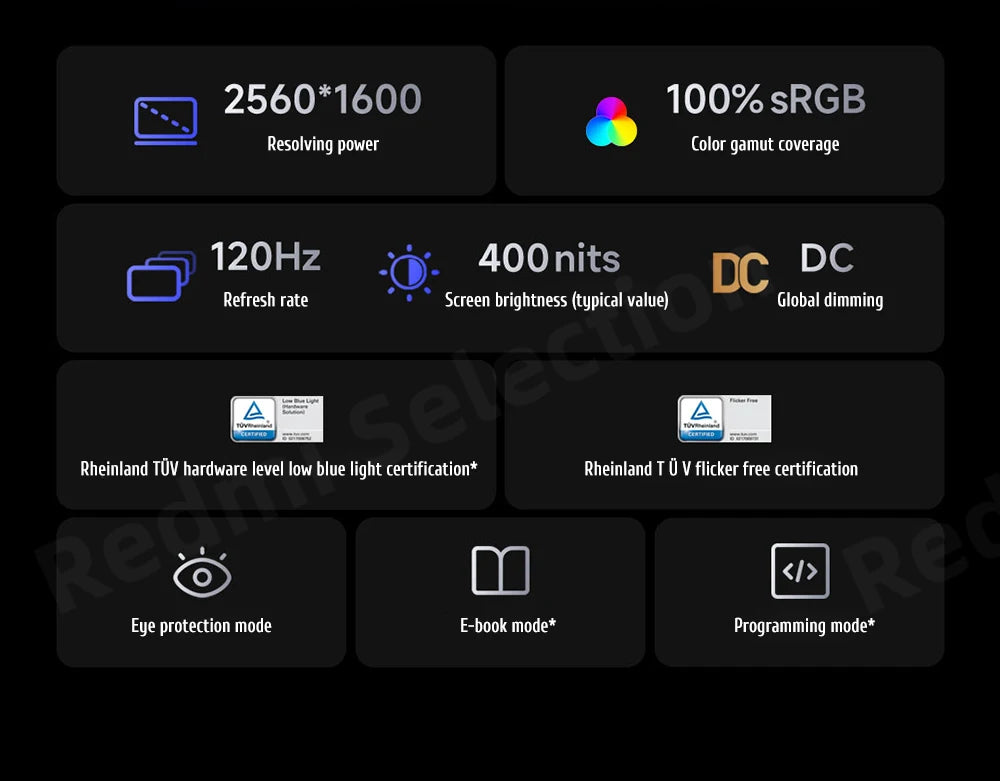 Xiaomi REDMI Book 16 Laptop Intel Core 5  220H/125H Intel Graphics 16G/32G RAM 1TB SSD 16-inch 2.5K Screen Notebook PC