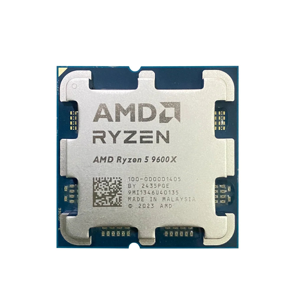 AMD Ryzen 5 9600X 5.4GHz 6-Core 12-Thread L3=32M DDR5 4NM Processor NEW 65W Socket AM5 R5 9600X but without fan
