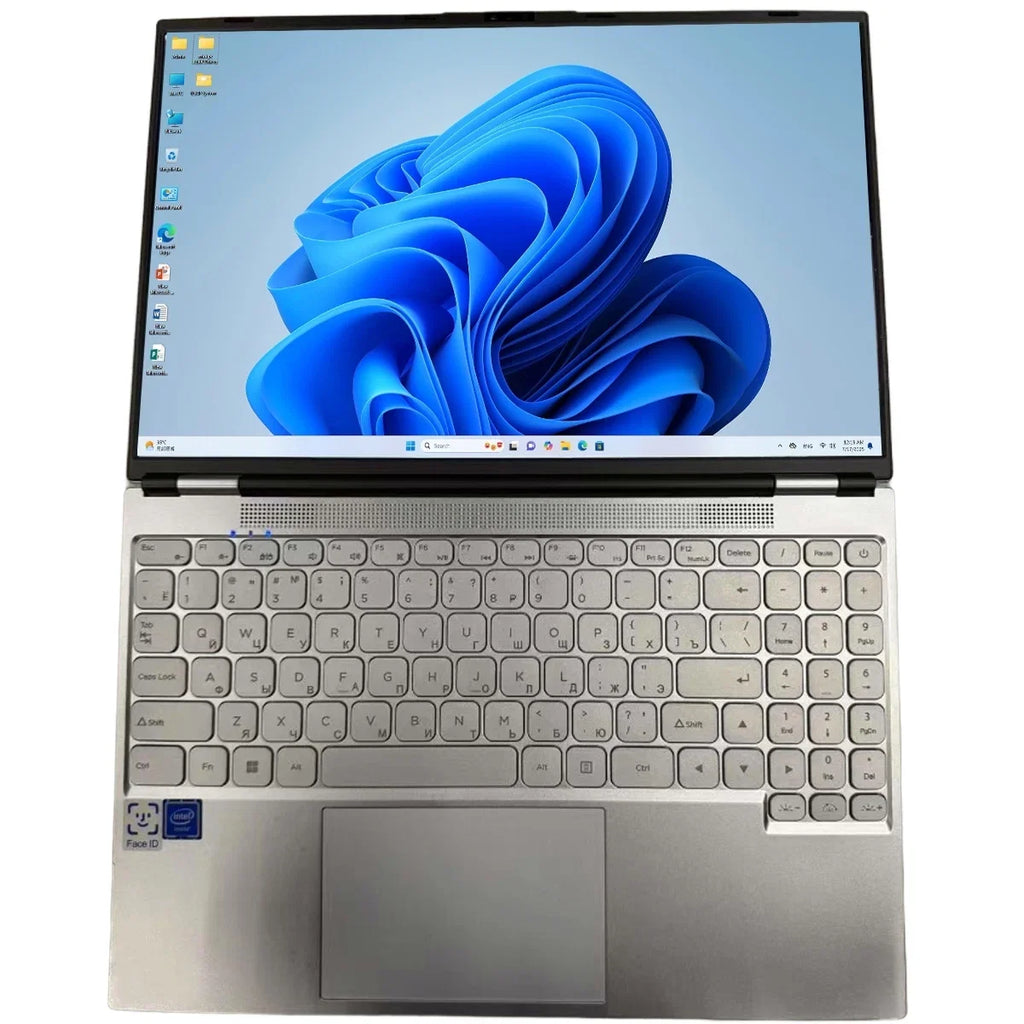 CARBAYTA Intel N9095 Laptop 16 inch IPS Screen ,16GB RAM ,  Office Learning Computer Windows 11 Pro Face unlock Gaming Notebook