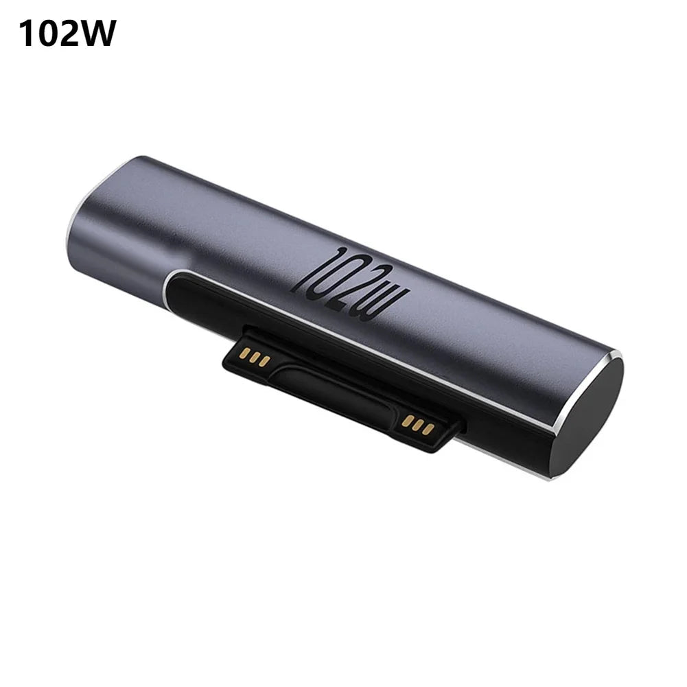 65W/102W PD Fast Charging USB C Power Supply For Microsoft Surface Pro X 8 7 6 5 4 3 Go Book Converter Charger For Microsoft